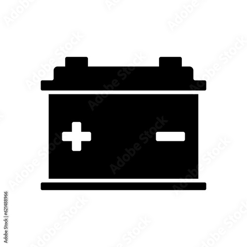 Car battery icon vector