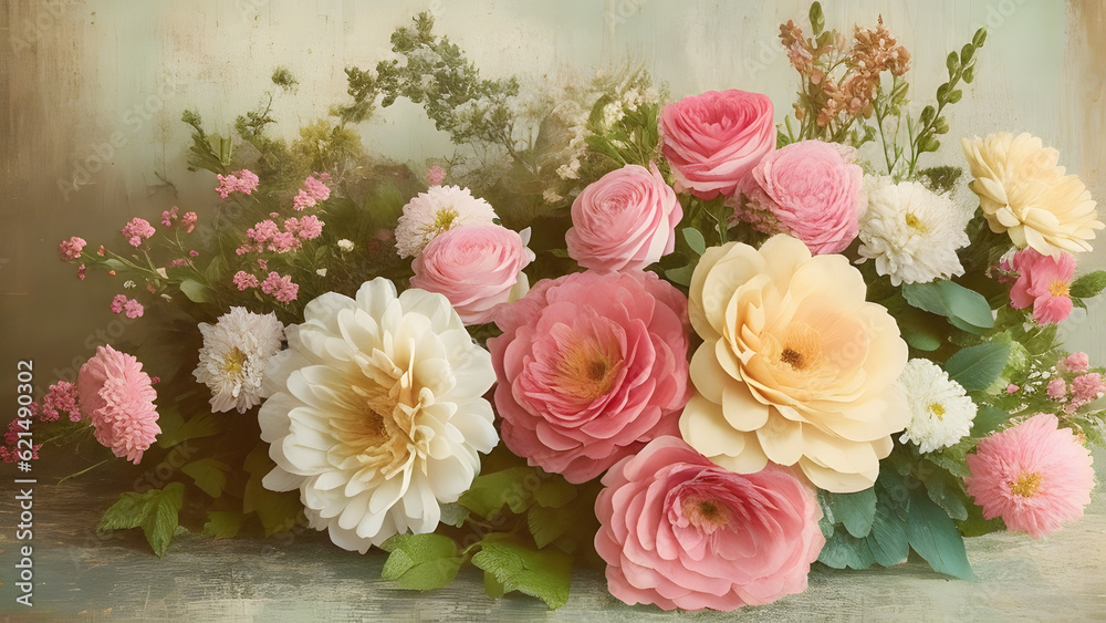 花の模様、背景|floral pattern, background,Generative AI 花の模様、背景|floral pattern, background,Generative AI