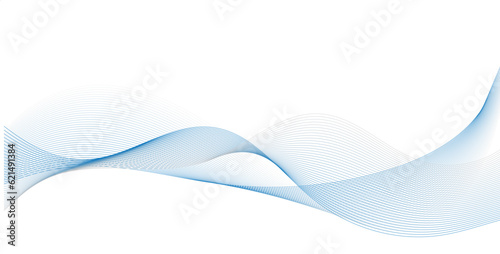 Abstract flowing wave lines. Design element for technology, science, business, modern concept background vector eps 10