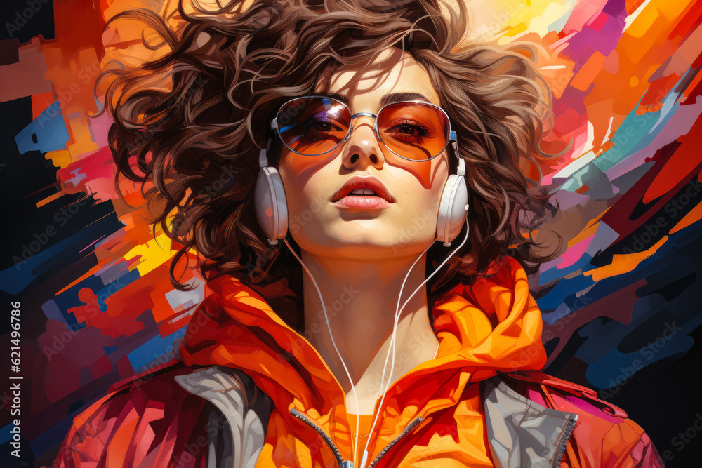 Artwork illustration, vector, banner or background depicting the lesbian community with diverse people. Generative AI. Artwork illustration, vector, banner or background depicting the lesbian community with diverse people. Generative AI.