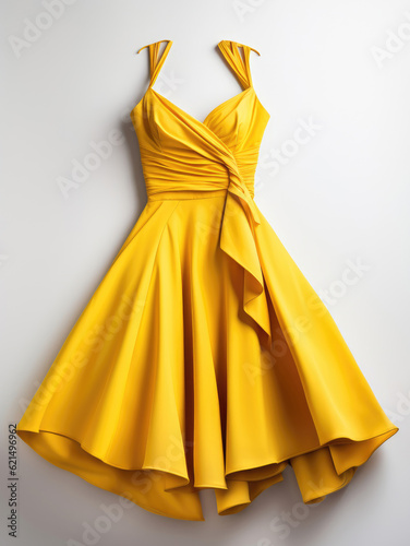Women's summer yellow dress © Venka
