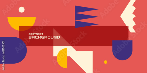 Composition with geometric shapes. Abstract background for design.