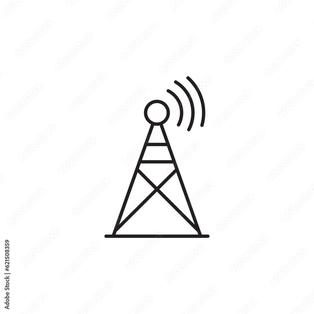 Antenna icon signal, tower, wifi for app web logo banner poster icon - SVG File Antenna icon signal, tower, wifi for app web logo banner poster icon - SVG File