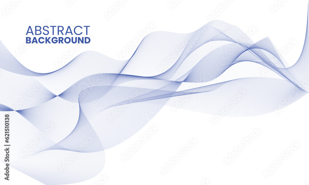 Abstract background blue waves line art pattern Abstract background blue waves line art pattern