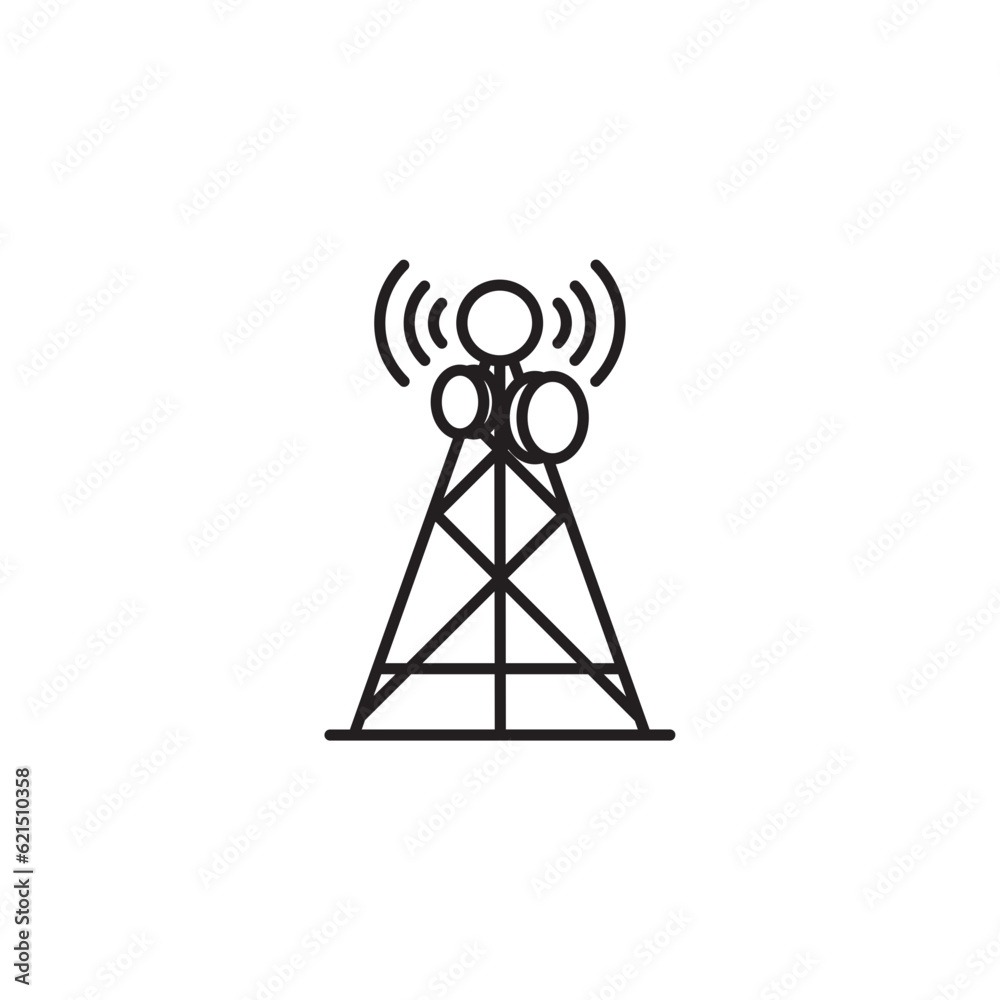 Antenna icon signal, tower, wifi for app web logo banner poster icon - SVG File Antenna icon signal, tower, wifi for app web logo banner poster icon - SVG File