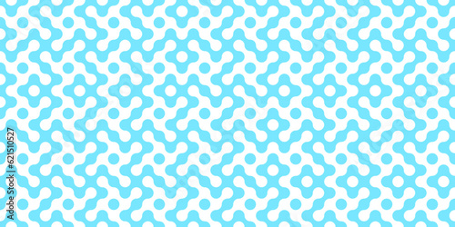 Seamless pattern with dots and wrapping tile texture with blue circle shape. Vintage decoration art illustration texture seamless pattern wallpaper for website and presentation background for business