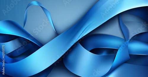 blue ribbon abstract background