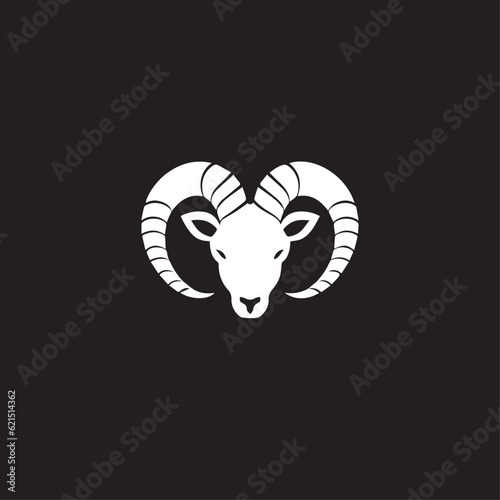 Sheep in cartoon  doodle style. 2d cut vector illustration in logo  icon style. Black and white