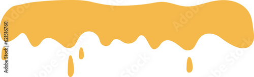 drops of honey and honey leak