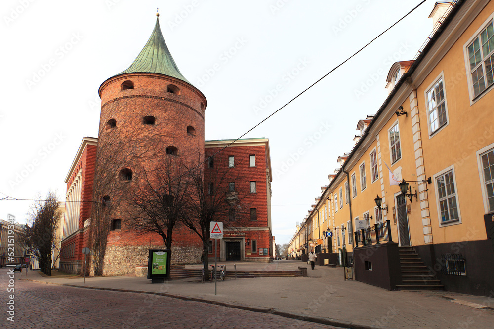 Streets of Riga old town, Latvia