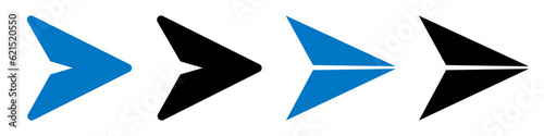 Send symbol icon, send message paper airplane sign – vector