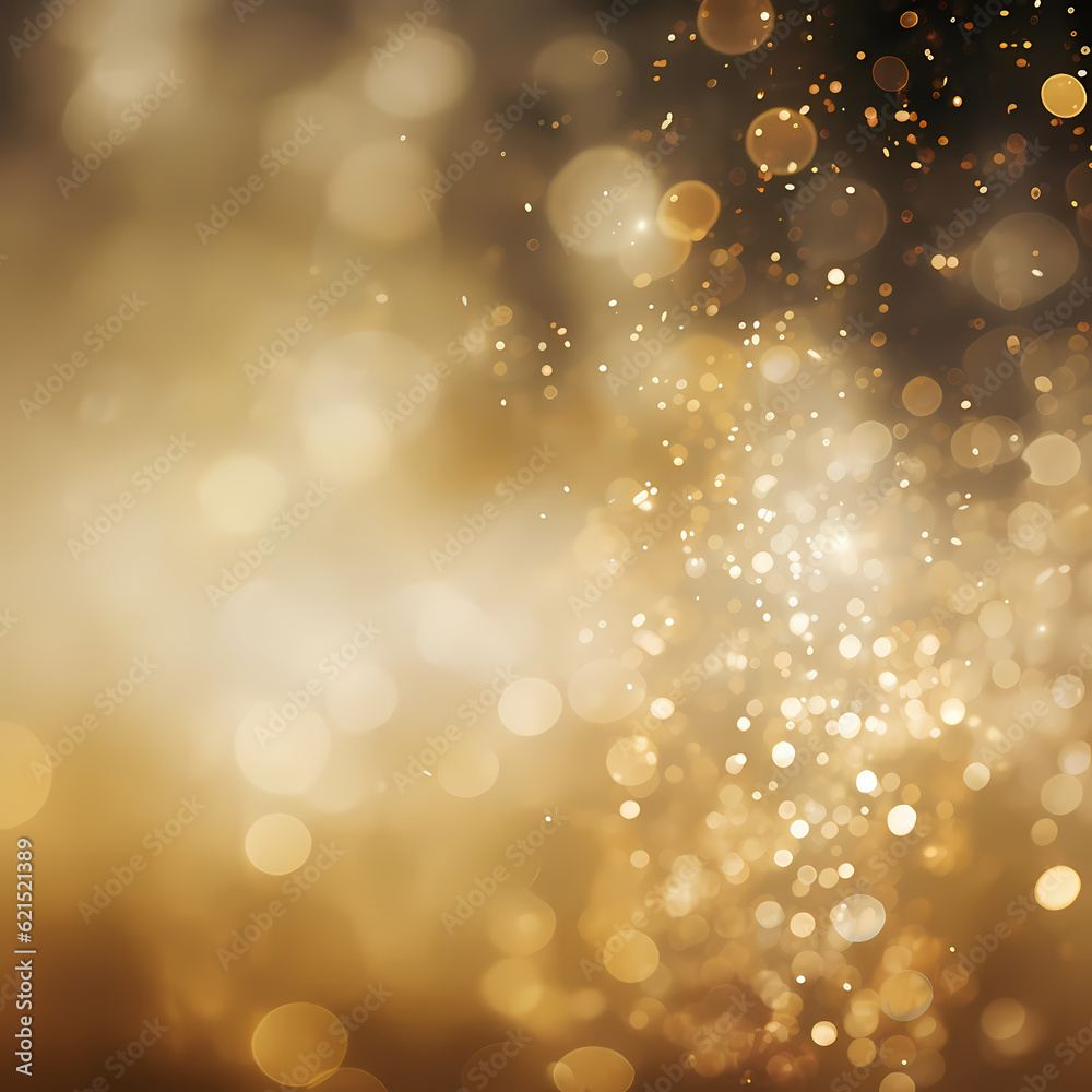 Gold bokeh background Gold bokeh background