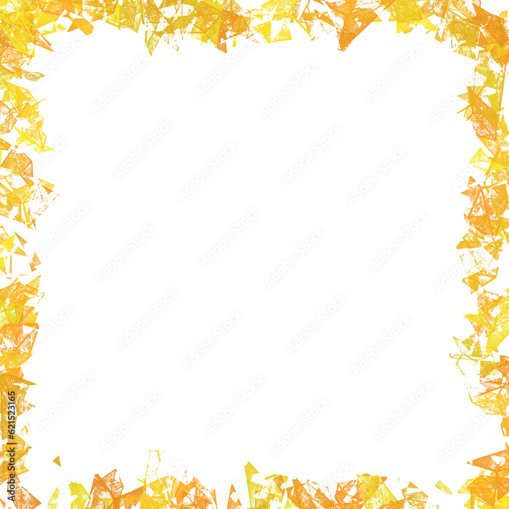 Nature's Embrace, Border Leaves Illustration Nature's Embrace, Border Leaves Illustration