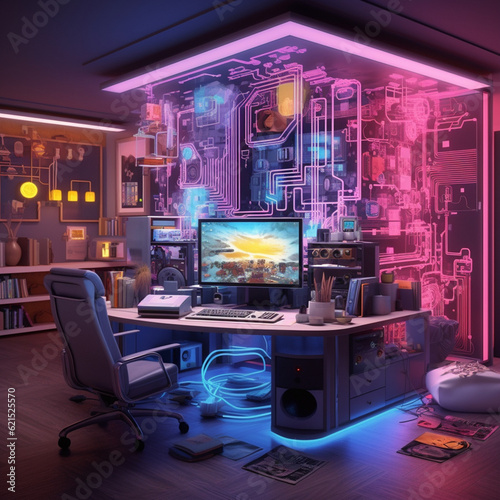 Fantastic Computer room and study room
