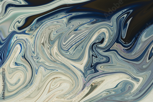 Liquid abstract background with liquified style