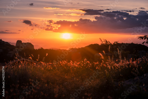 Sunset landscape in farm © Horacio Selva