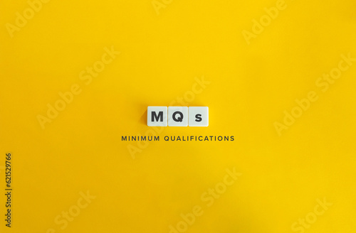 Minimum Qualifications (MQs) Acronym and Concept Image.
