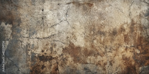 Grunge texture brown background, photorealism. AI Generated