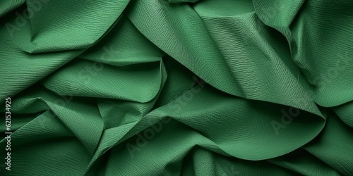 Green paper texture background, photorealism. AI Generated