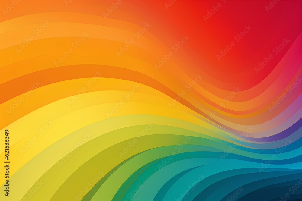Obraz premium rainbow background made by midjeorney
