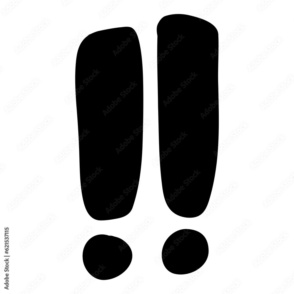 Hand Drawn Exclamation Mark Hand Drawn Exclamation Mark