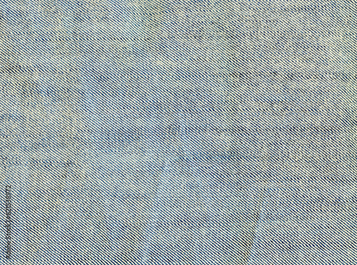 Blue denim fabric background material.