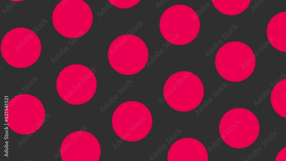 Red big dots seamless geometric pattern, motion simple business and corporate style background Red big dots seamless geometric pattern, motion simple business and corporate style background
