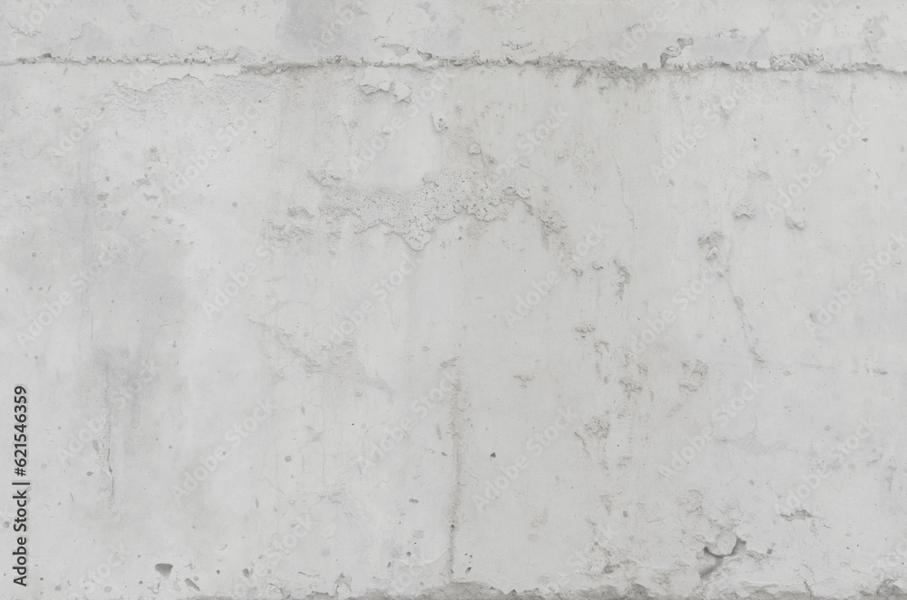 White Crack Concrete Wall Texture for Background.