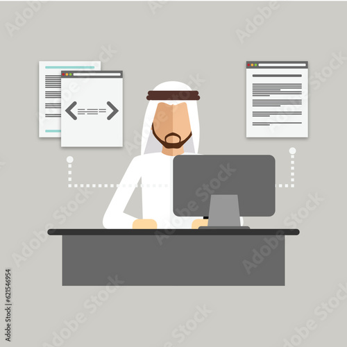 computer concept mobile internet cabinetwork UAE Saudi Arab