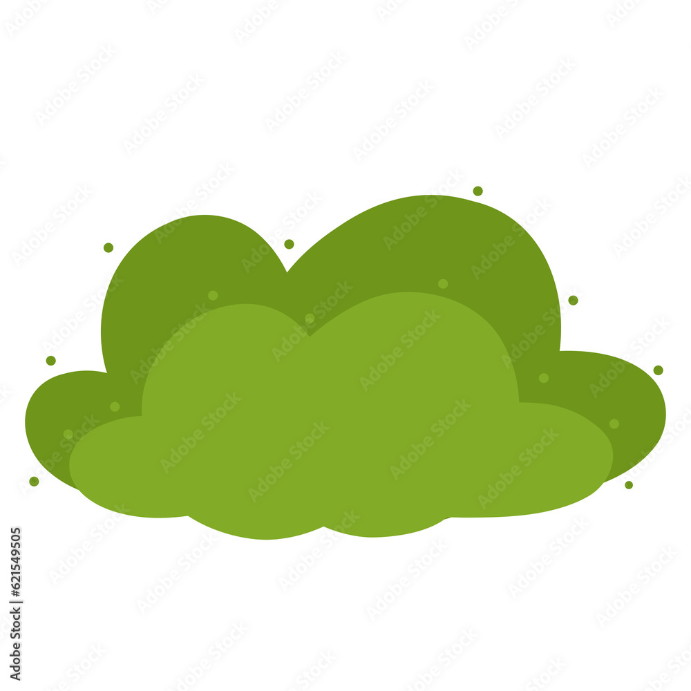 Fototapeta premium cloud with leaves