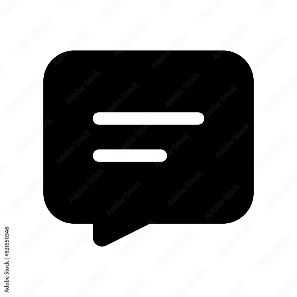 Vector text message icon. Black, white background. Perfect for app and web interfaces, infographics, presentations, marketing, etc. Vector text message icon. Black, white background. Perfect for app and web interfaces, infographics, presentations, marketing, etc.