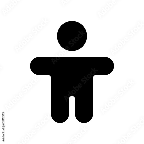 Editable human body vector icon. Part of a big icon set family. Perfect for web and app interfaces, presentations, infographics, etc