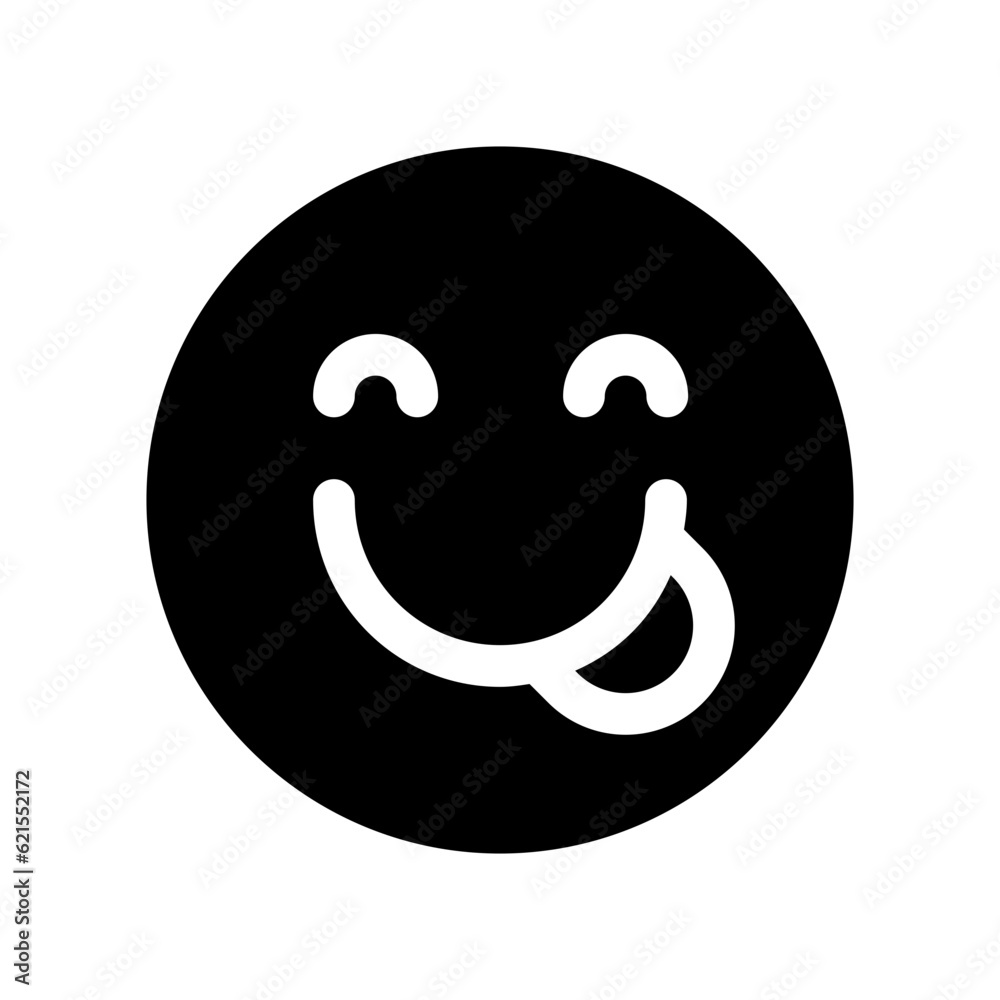 Editable yummy, hungry, tongue-out face vector icon. Part of a big icon set family. Perfect for web and app interfaces, presentations, infographics, etc Editable yummy, hungry, tongue-out face vector icon. Part of a big icon set family. Perfect for web and app interfaces, presentations, infographics, etc