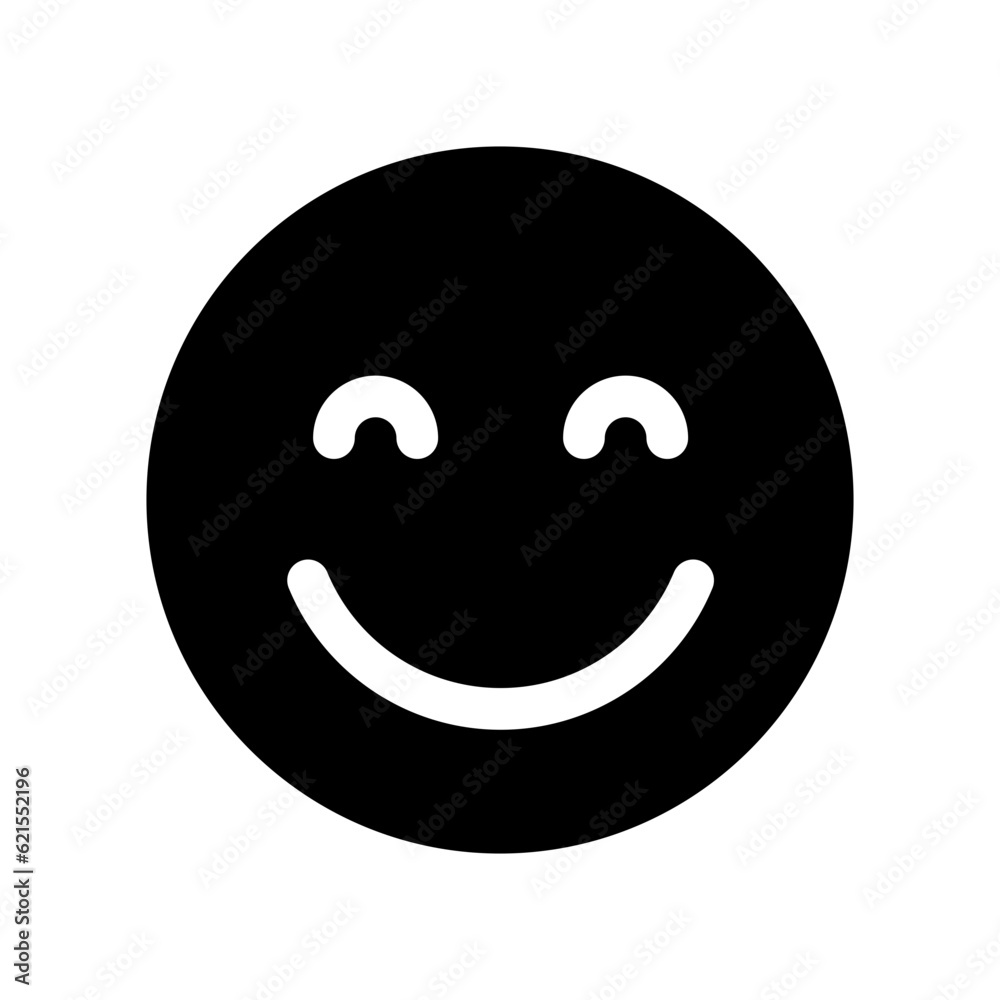 Editable friendly, smiling face vector icon. Part of a big icon set family. Perfect for web and app interfaces, presentations, infographics, etc Editable friendly, smiling face vector icon. Part of a big icon set family. Perfect for web and app interfaces, presentations, infographics, etc
