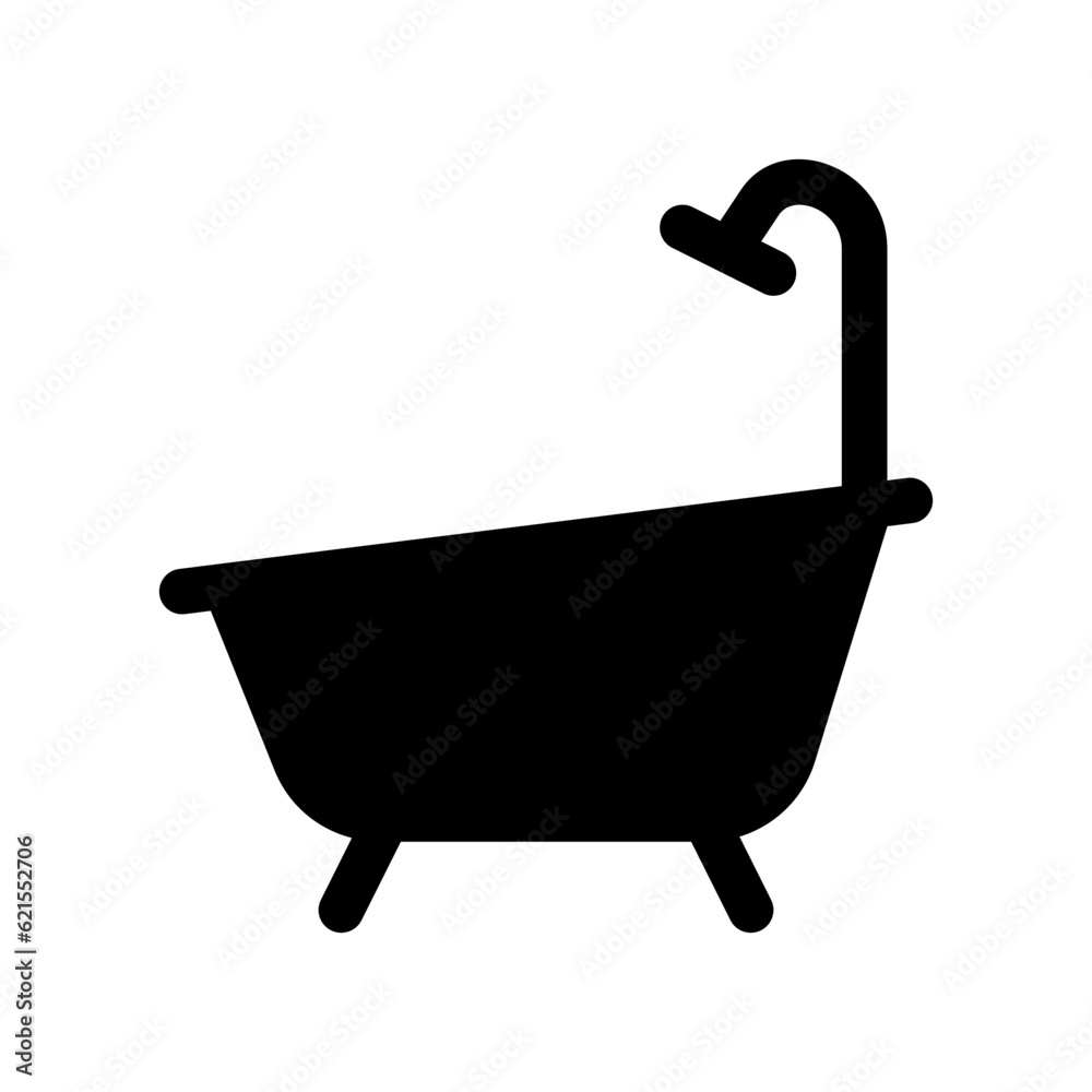Editable bath tub, bathroom vector icon. Part of a big icon set family. Perfect for web and app interfaces, presentations, infographics, etc