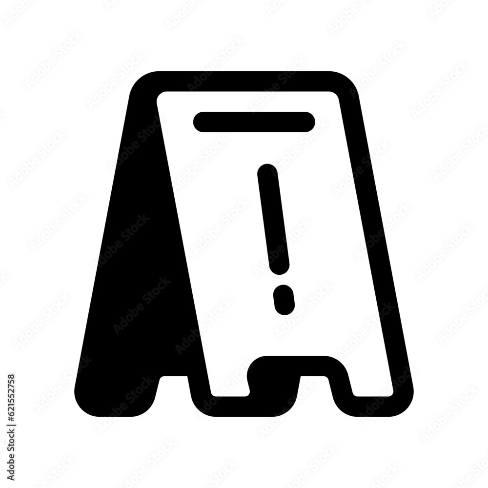Editable wet floor sign vector icon. Part of a big icon set family. Perfect for web and app interfaces, presentations, infographics, etc Editable wet floor sign vector icon. Part of a big icon set family. Perfect for web and app interfaces, presentations, infographics, etc