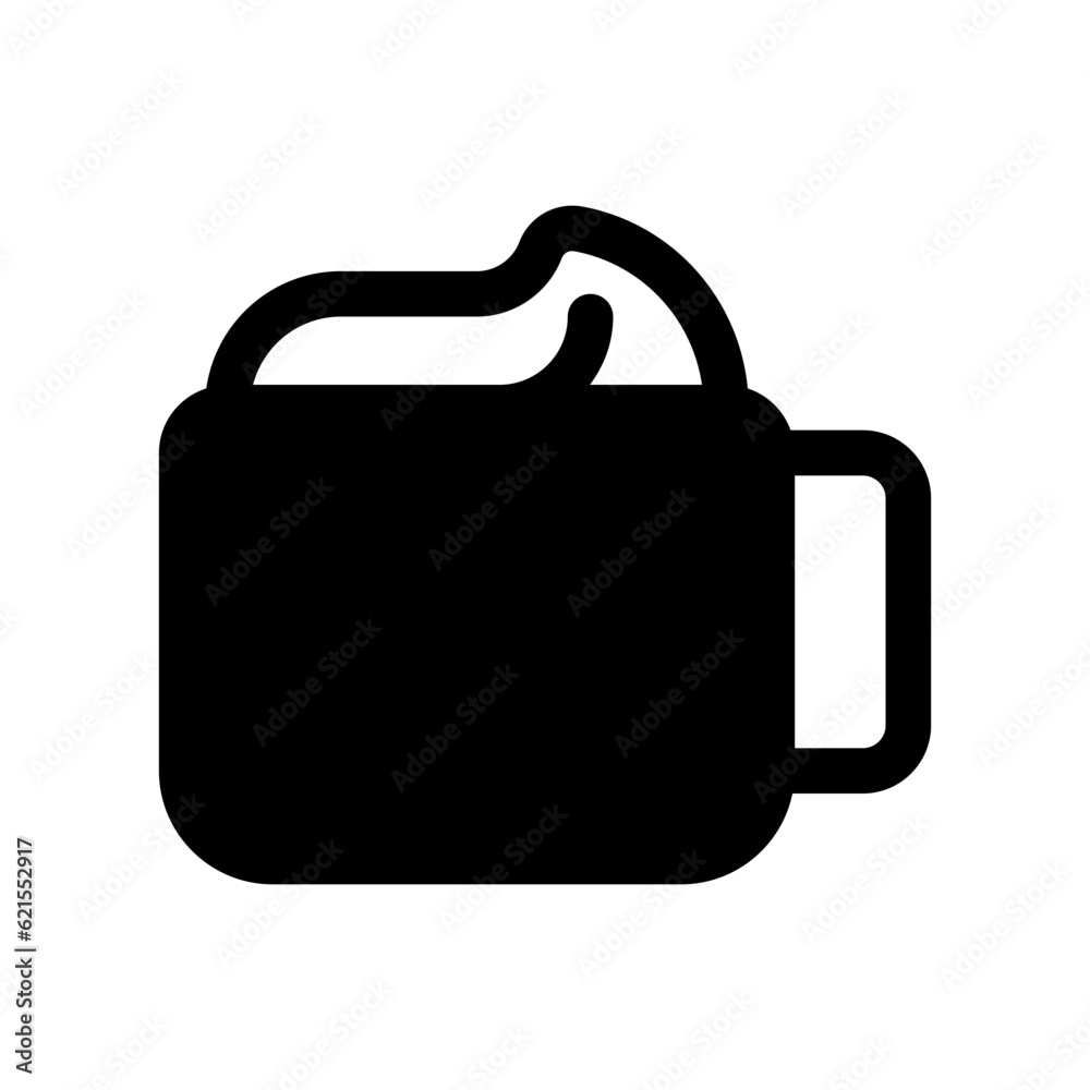 Editable cafe latte vector icon. Cafe, coffee shop, restaurant, drink, beverages. Part of a big icon set family. Perfect for web and app interfaces, presentations, infographics, etc Editable cafe latte vector icon. Cafe, coffee shop, restaurant, drink, beverages. Part of a big icon set family. Perfect for web and app interfaces, presentations, infographics, etc