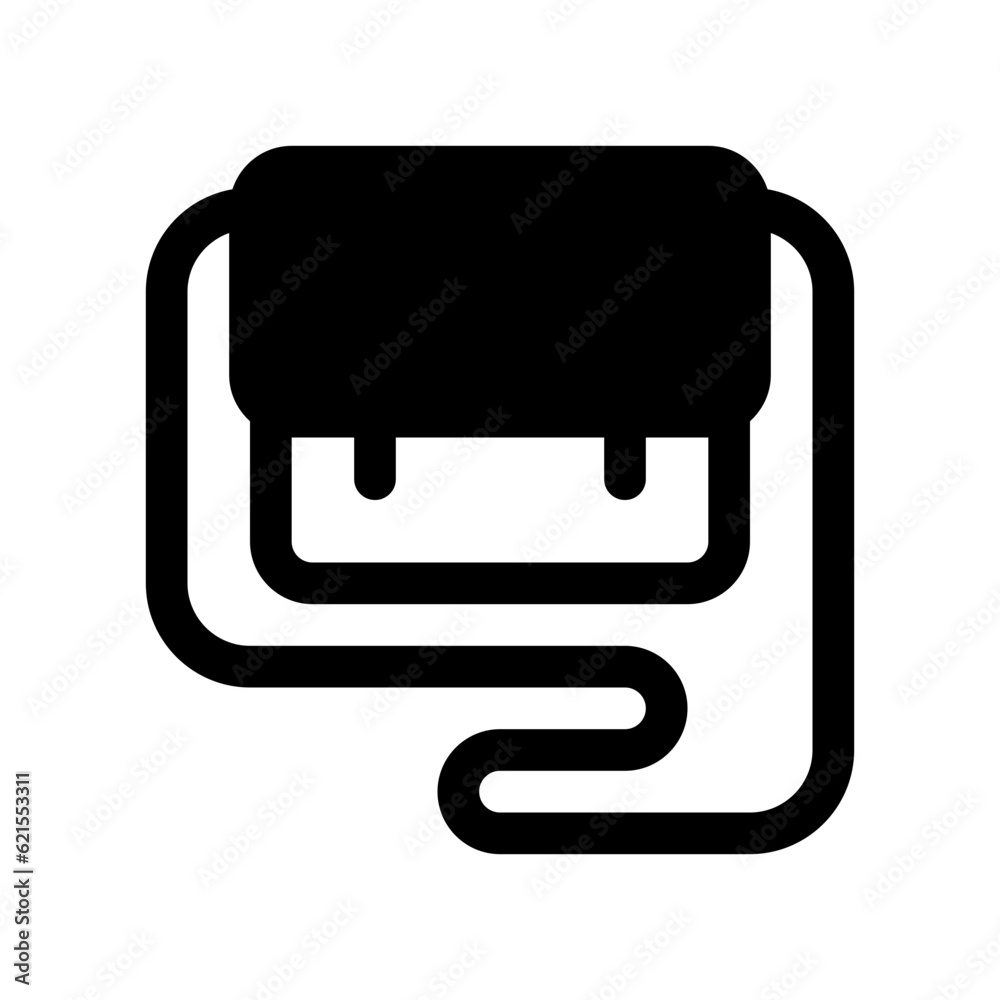 Editable sling bag vector icon. Clothing, fashion, apparel. Part of a big icon set family. Perfect for web and app interfaces, presentations, infographics, etc Editable sling bag vector icon. Clothing, fashion, apparel. Part of a big icon set family. Perfect for web and app interfaces, presentations, infographics, etc