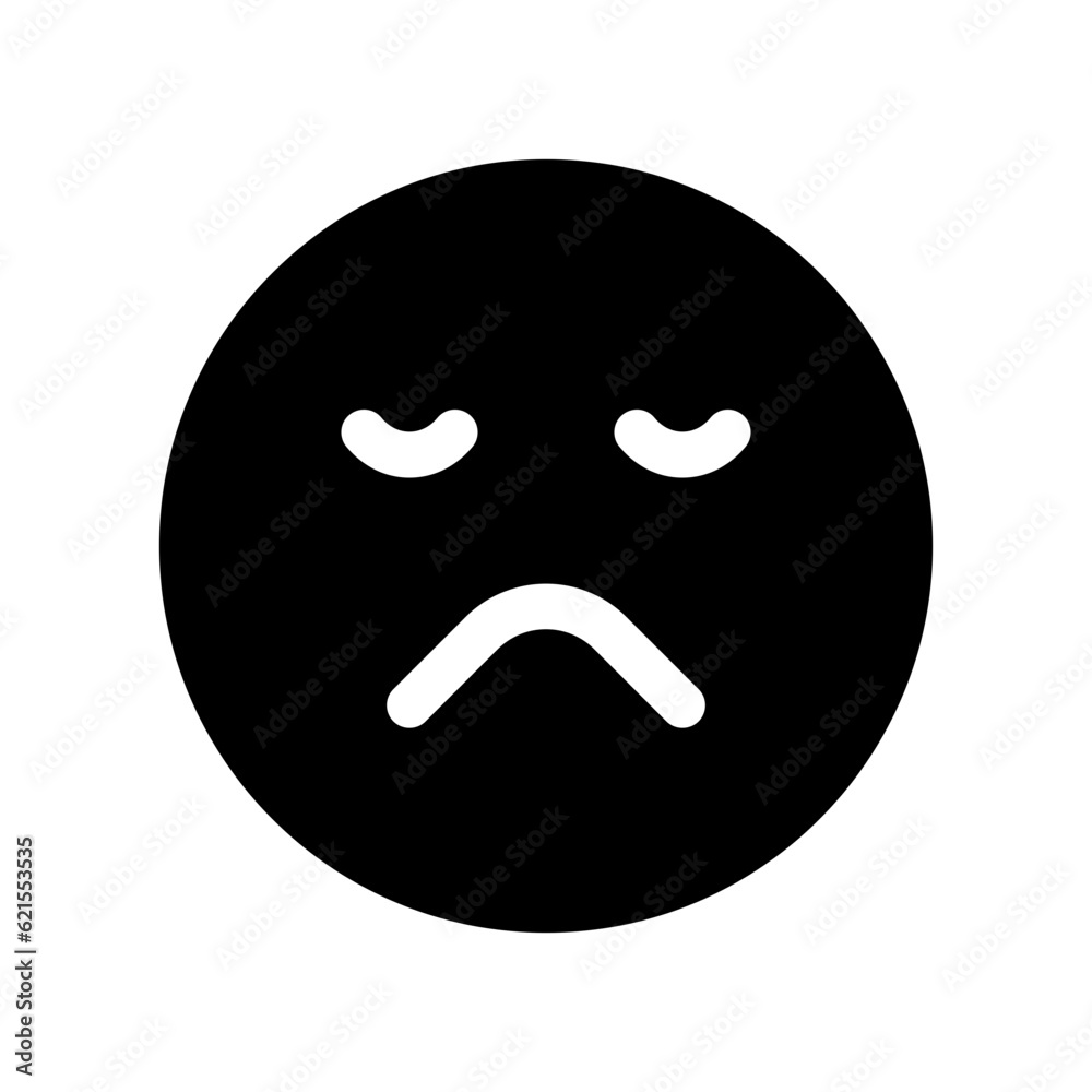 Editable frown, sad expression emoticon vector icon. Part of a big icon set family. Part of a big icon set family. Perfect for web and app interfaces, presentations, infographics, etc Editable frown, sad expression emoticon vector icon. Part of a big icon set family. Part of a big icon set family. Perfect for web and app interfaces, presentations, infographics, etc