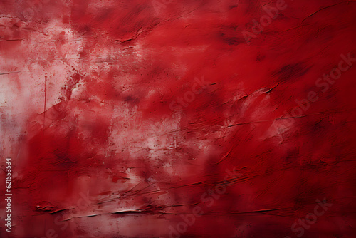 Red texture vintage background created with Generative AI