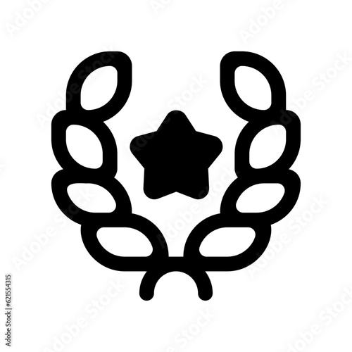 Editable award, laurel, achievement, nomination vector icon. Movie, cinema, entertainment. Part of a big icon set family. Perfect for web and app interfaces, presentations, infographics, etc