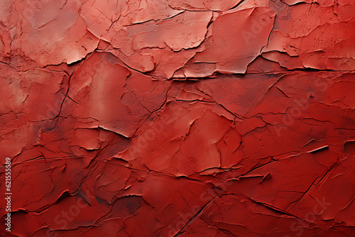 Red texture vintage background created with Generative AI