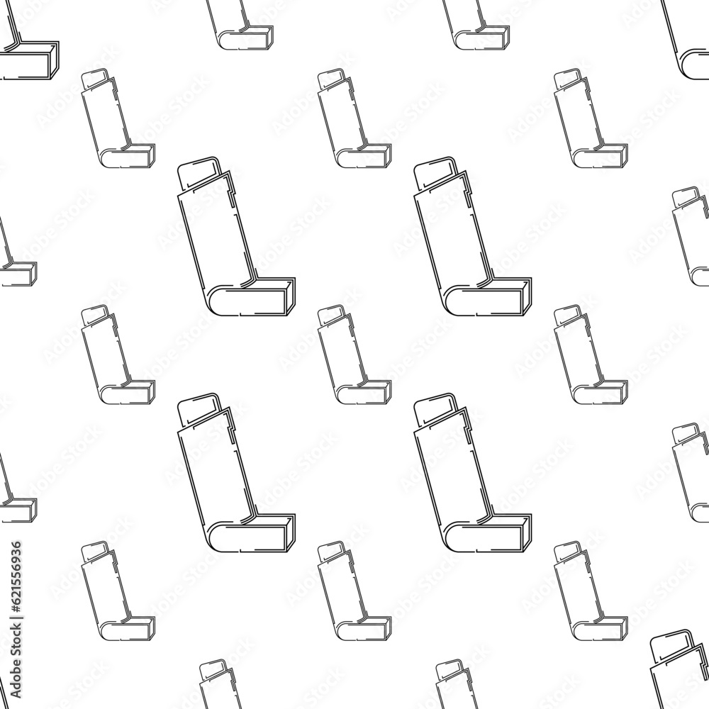 Inhaler Icon Seamless Pattern Y_2203001 Inhaler Icon Seamless Pattern Y_2203001