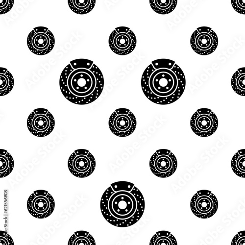 Disk Brake Icon Seamless Pattern Y_2203001