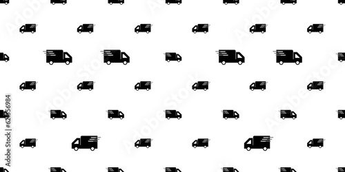 Shipping Truck Icon Seamless Pattern Y_2203002