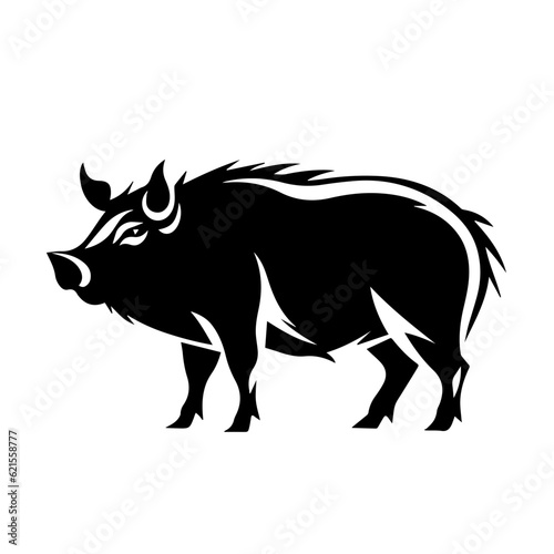 boar silhouette illustration 