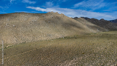 Aerial View of a Desert Canyon, Mojave Desert, Kern County	
 photo
