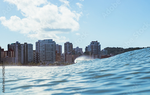 Cidade de Praia Grande litoral de São Paulo, Brasil photo