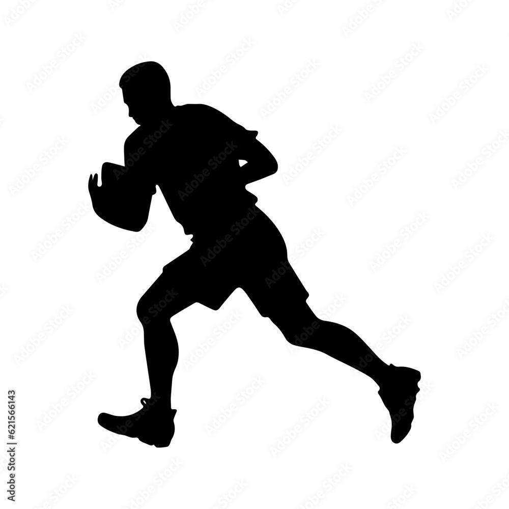 football player silhouette illustration football player silhouette illustration
