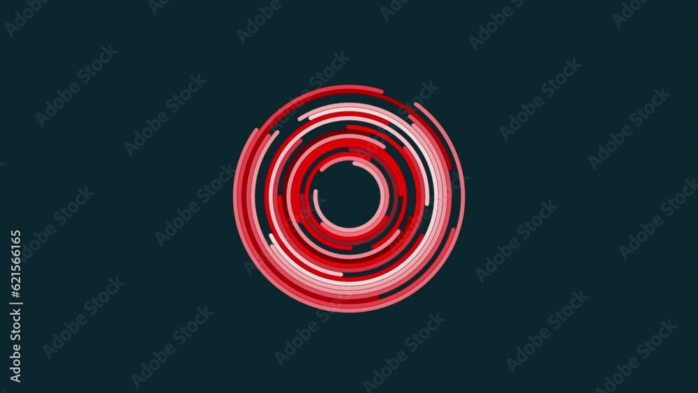 Rainbow illusion neon circles in dark space, motion abstract corporate, cyber and futuristic style background Rainbow illusion neon circles in dark space, motion abstract corporate, cyber and futuristic style background